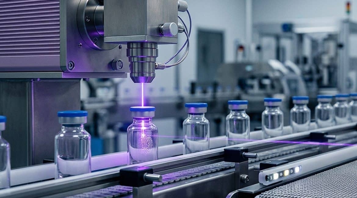 UV Laser Marking for Food and Drug Anti-Counterfeit IDs